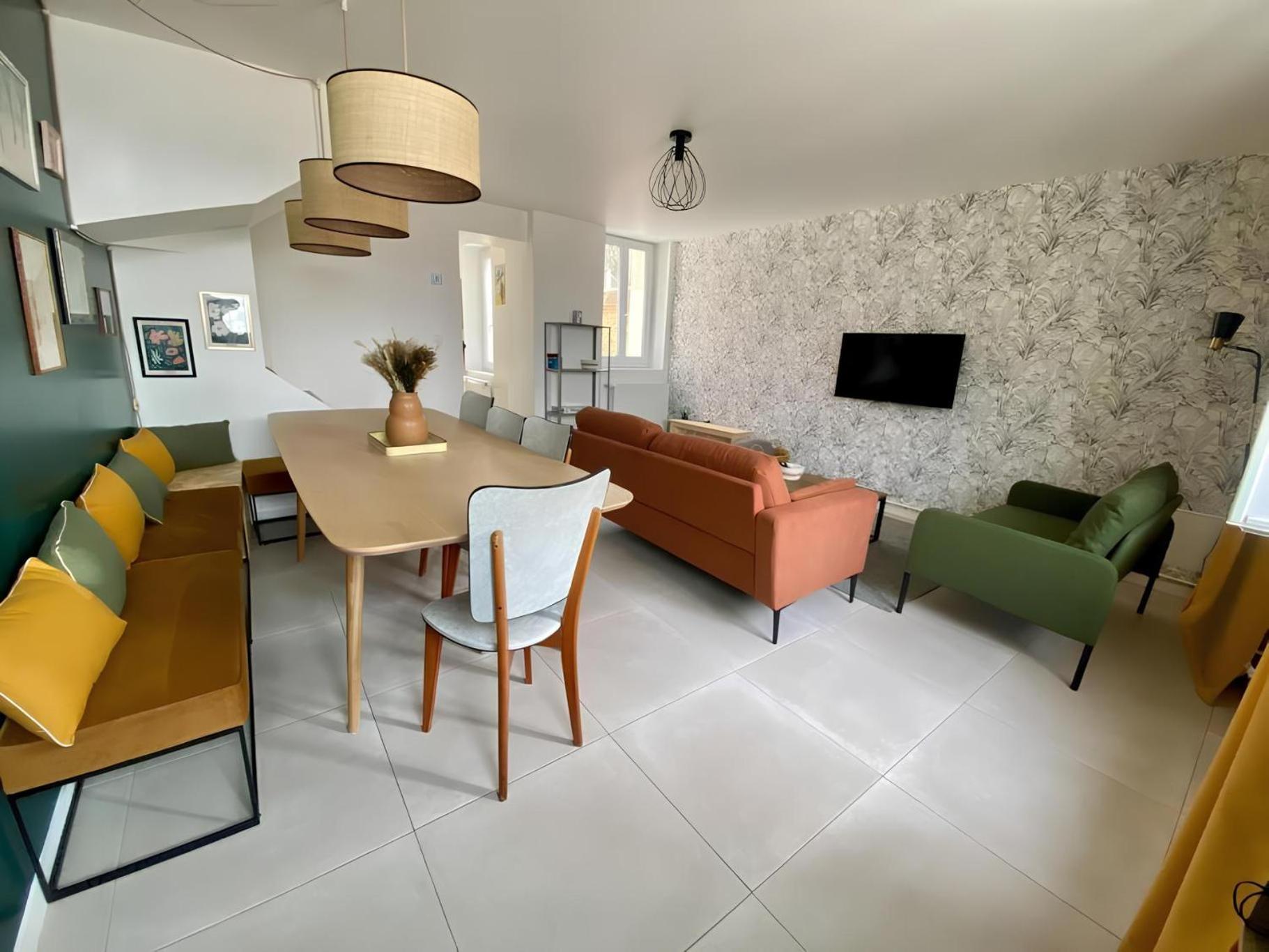 Maison Familiale Avec Exterieur Menage Et Linges Inclus Rouen Ngoại thất bức ảnh